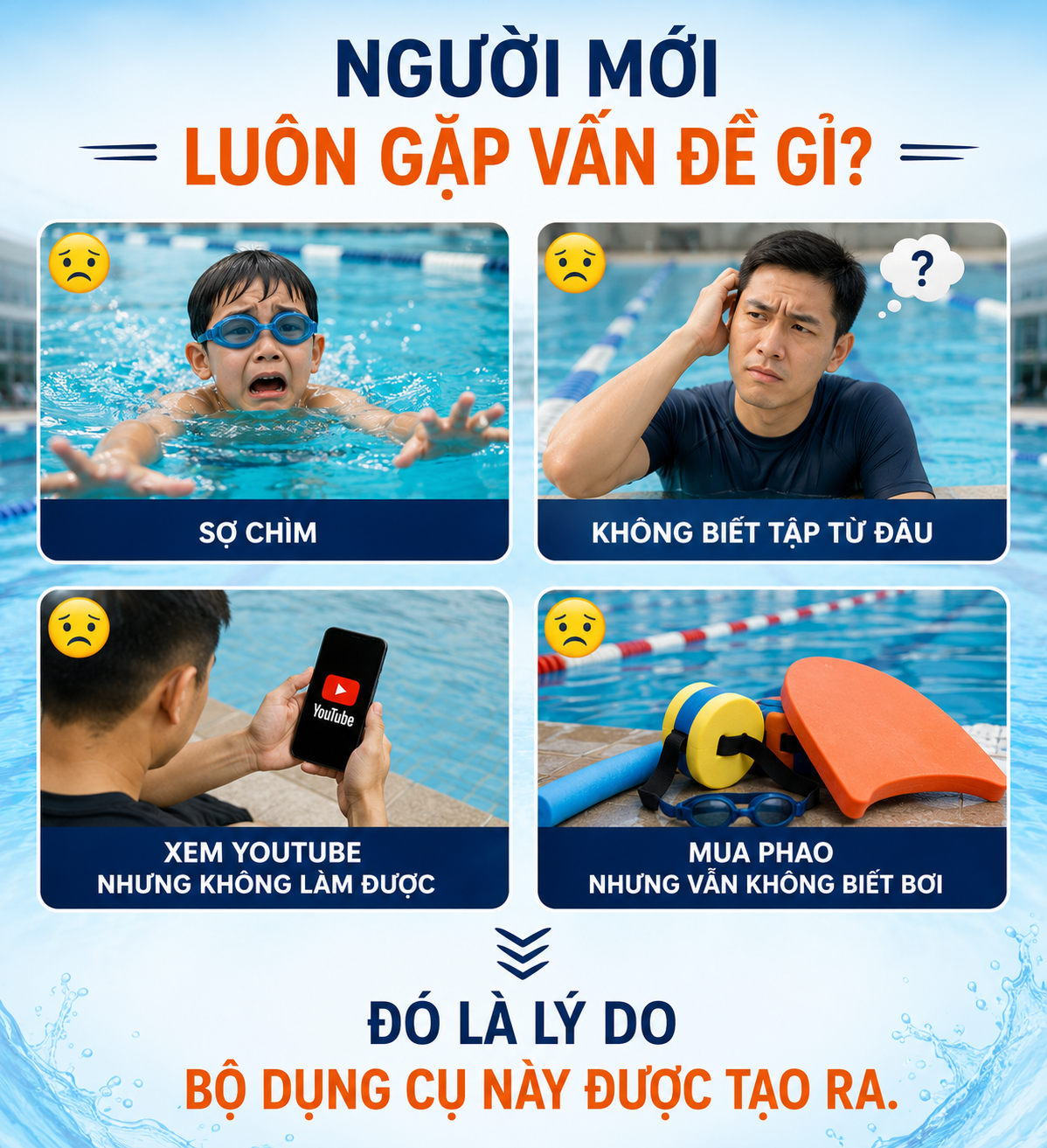 Bộ dụng cụ học bơi ếch từ con số 0 - Ảnh 2